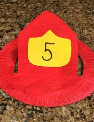 firefighter hat craft fire safety crafts firefighter crafts safety