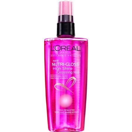 loreal paris advanced haircare nutri gloss high shine glossing mist  oz walmartcom