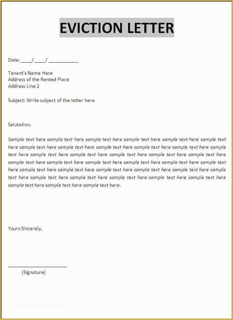 rent  letter  parents template   printable letter