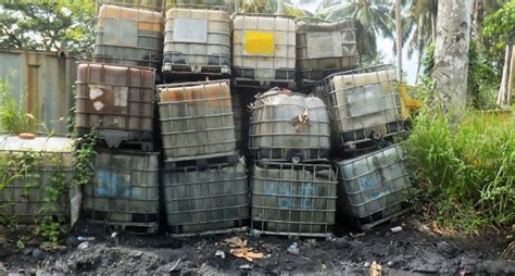 waste oil threatens  pollute  waters post courier