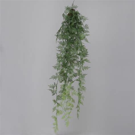 chute artificielle fougere plante retombante dinterieur  cm vert