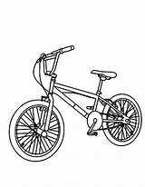 Coloring Pages Bike Bmx Mountain Motorbike Colouring Bicycle Kids Printable Getcolorings Color Template Print Getdrawings Pag sketch template