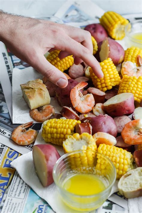 southern low country boil our balanced bowl recipe cookout food