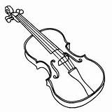 Violin Coloring Pages Drawing Fiddle Line Baroque Getdrawings Simple Toddler Lovely Cards Designlooter Drawings Clipart Clipartmag Instruments 66kb 230px sketch template