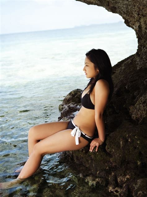 busty teen idol saaya irie at the beach in her sexy bikini at tokyo teenies free japanese porn pics