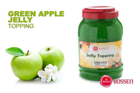 green apple jelly  small coconut jellies    real