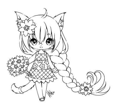 anime girl coloring pages    print