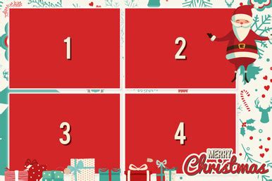 merry christmas  print template  images darkroom templates