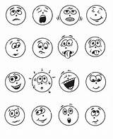 Emotion sketch template