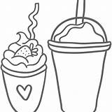 Milkshake Milkshakes Shakes Cherry Webstockreview Lookalike sketch template