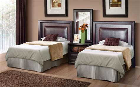 twin headboard for decorative and practical values homesfeed