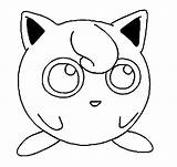 Pokemon Jigglypuff Coloring Pages Getcolorings Awesome sketch template