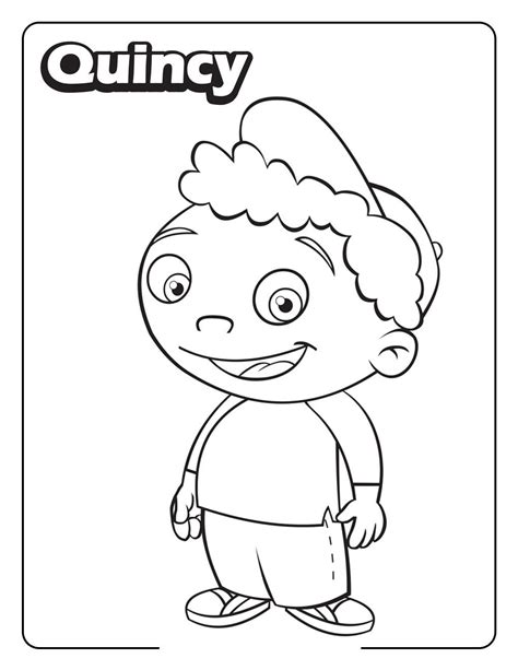 einsteins quincy coloring pages  kids fon printable