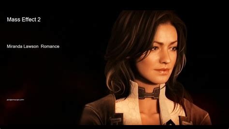 Miranda Lawson Romance Scenes Mass Effect 2 [alice Cooper