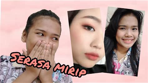 Serasa Mirip Orang Korea 😅 Makeup Challange Dari Kakak Ku Youtube