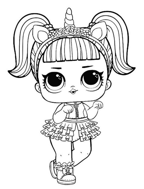 lol surprise dolls coloring pages  printable coloring page