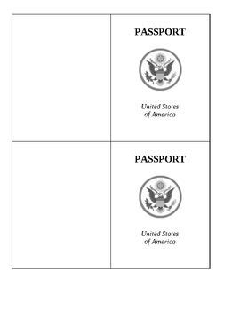 passport template passport passport template  pilgrimage