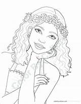 Girl Coloring Pages Leprechaun Getcolorings Color Printable Cute sketch template