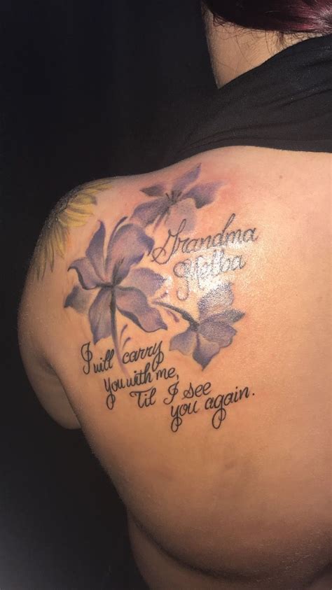 lily tattoo quote for grandma rip dope tattoos for women cute