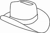 Hat Outline Cowboy Coloring Pages Hats Clipart Print Clip Color Template Colouring Choose Board Printable Coloringsun Adult sketch template