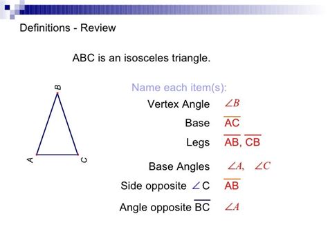 Techmathi 4 4 Isosceles And Right Triangle Theorems