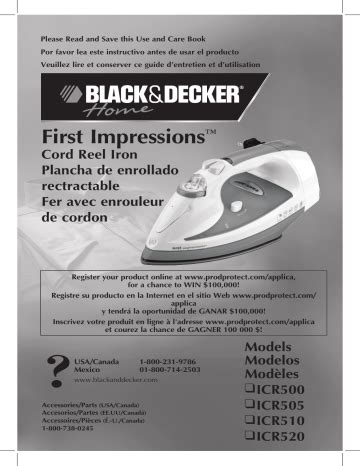 black decker icr  impressions icr  impressions