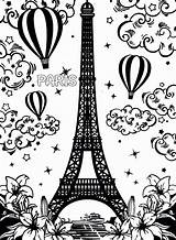 Eiffel Tower Coloring Paris Pages Printable Kids Drawing Easy Print Color Getdrawings France Getcolorings Drawings Colorings Pencil Incredible sketch template
