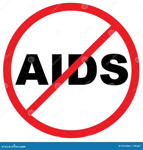 aids warning stock vector illustration  illness careful