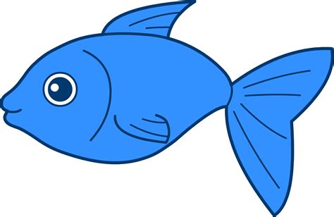 blue fish clipart  clipartioncom