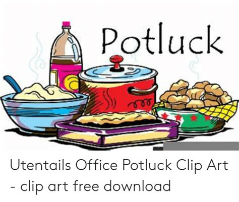 Potluck Utentails Office Potluck Clip Art Clip Art Free Download