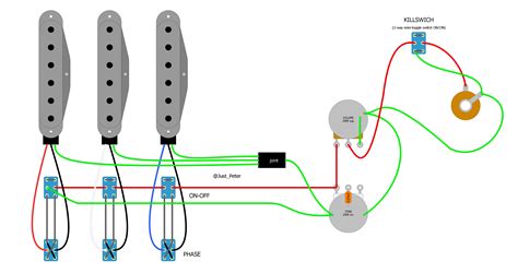 guitar wiring diagram kill switcher jac scheme