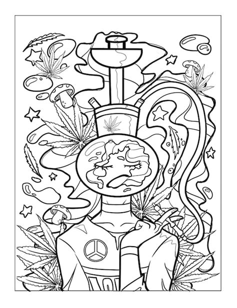 trippy coloring pages stoner coloring pages coloring pages   ages