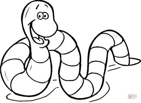 worm coloring   designlooter