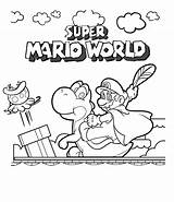 Mario Coloring Super Pages Print Kids Sheets Printable Colour sketch template