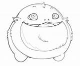 Biggs Smile Crunch Critter sketch template