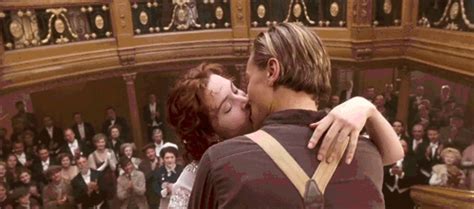 leonardo dicaprio kiss find and share on giphy
