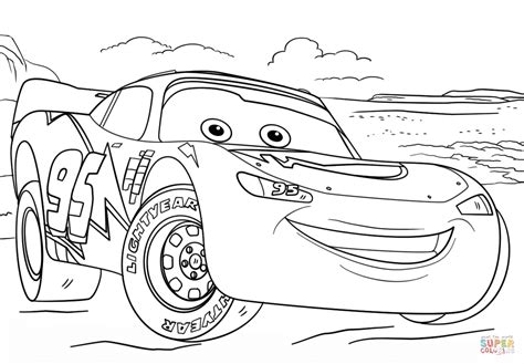 lightning mcqueen  cars  coloring page  mcqueen  coloring
