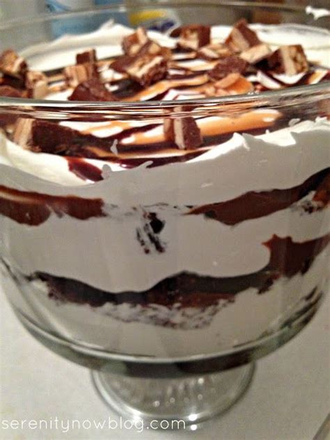 chocolate brownie trifle recipe make ahead from serenity now mmmm mmmmmm good brownie
