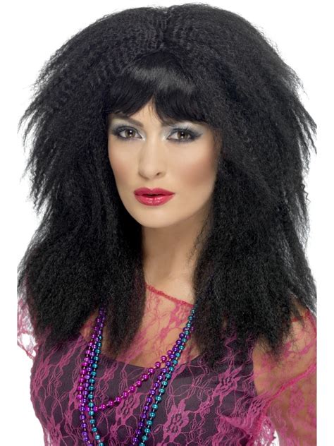 1980s celebrity punk wigs ladies fancy dress 80s womens eighties