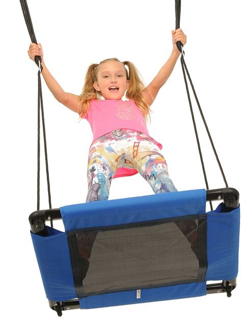 swinging monkey products square platform swing blue  swings  gyms