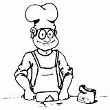 Koken Keuken Kleurplaten Kleurplaat Kok Kochen Cuisine Kuche Coloriages Malvorlagen Animaatjes Animes Malvorlagen1001 Kleurplatenwereld sketch template