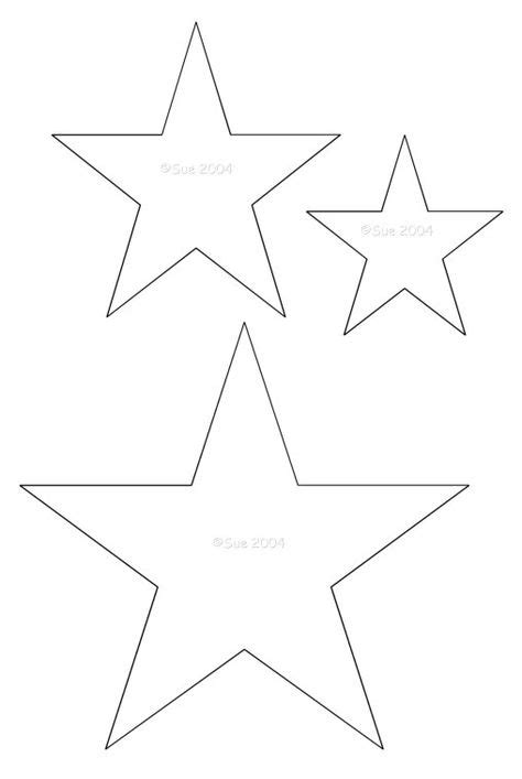 star templates   sizes great  art  craft projects