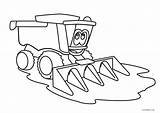 Coloring Pages Tractor Tractors John Deere Printable Kids sketch template