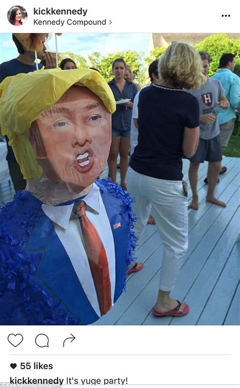 kennedy family bashes trump  fourth  july weekend   pinata   donald