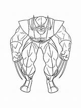 Wolverine Coloring Pages Printable sketch template