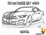 Mustangs Colouring Voiture Fierce Shelby Zeichnen sketch template