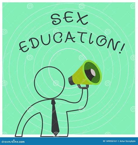 conceptual hand writing showing sex education business photo text