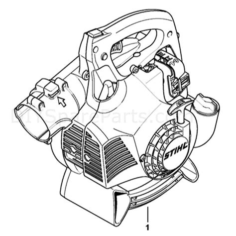 stihl bg  blower bg parts diagram position  serial number