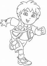Diego Go Coloring Pages Spirit Good Color Print Netart Kids sketch template