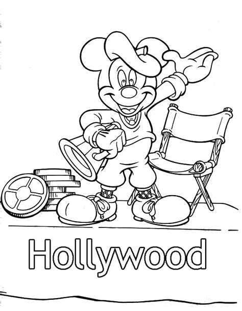 hollywood themed coloring pages  getcoloringscom  printable
